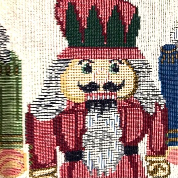 Christmas Christmas Nutcrackers Tapestry Table Runner - Picture 6 of 6